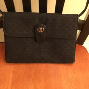 BACK TO SCHOOL Vintage Authentic Gucci Black Purse